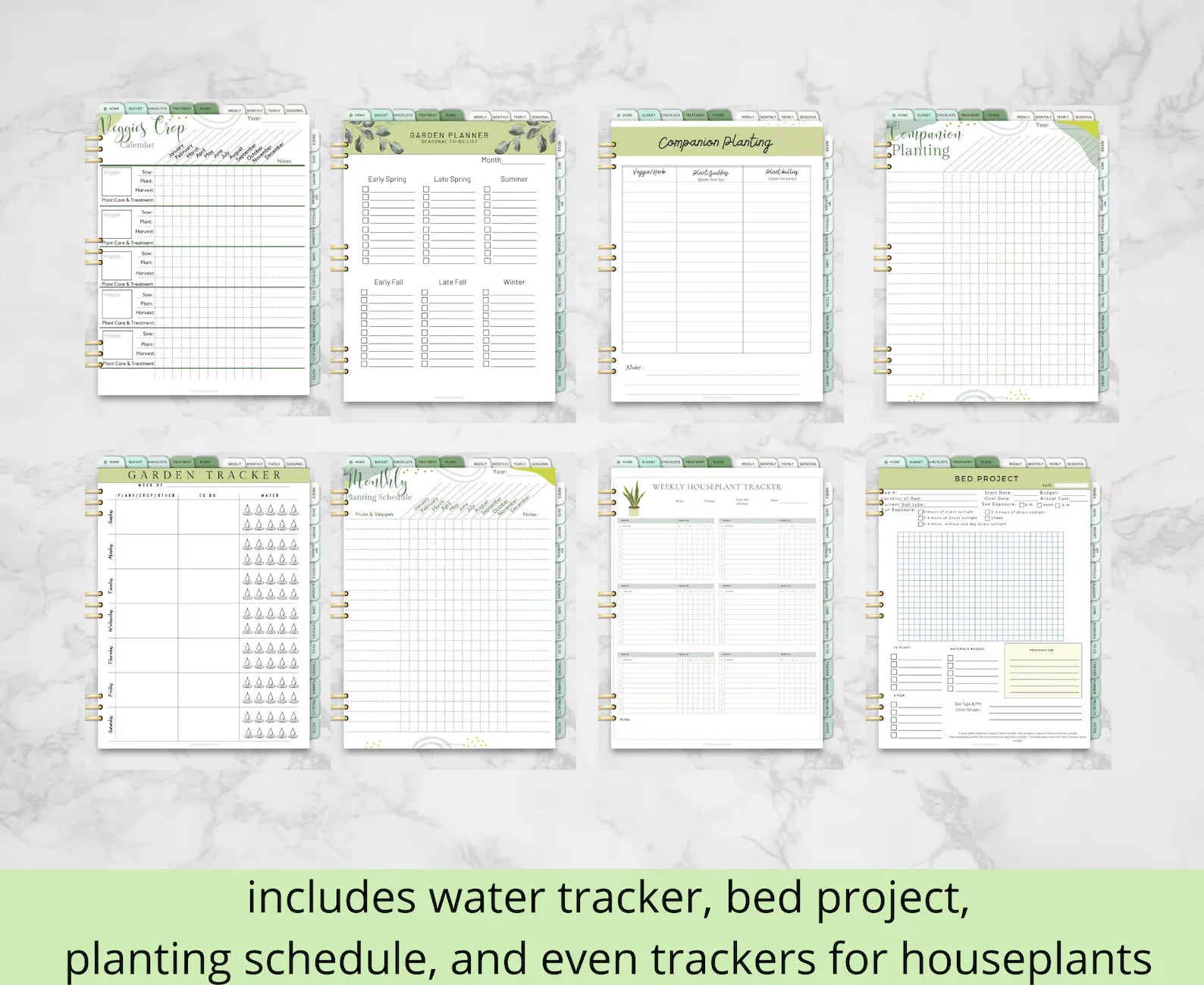 Garden Planner – Hyperlinked Gardening Journal & Organizer