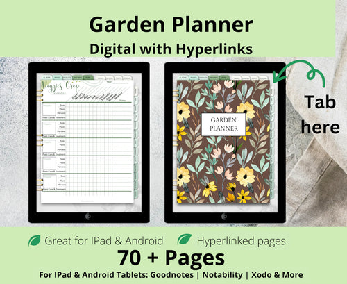 Garden Planner – Hyperlinked Gardening Journal & Organizer